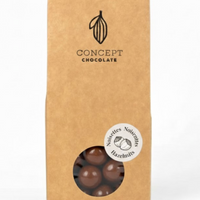 Noisettes enrobées de chocolat au lait