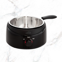 bain marie pour chocolat- chocolat fondu - fontaine de chocolat- faire son propre chocolat - concept chocolate - chocolat artisanal 